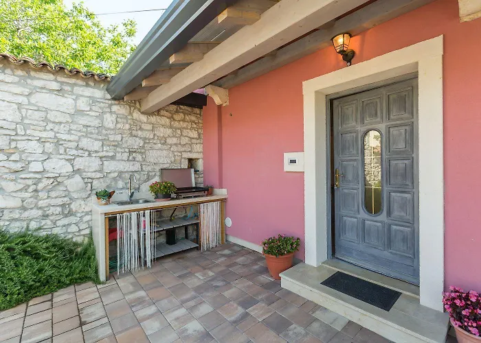 Idyllisches Istrisches Steinhaus Mit Whirlpool, Tischtennis, Grill Und Klimatisierten Schlafzimmern *