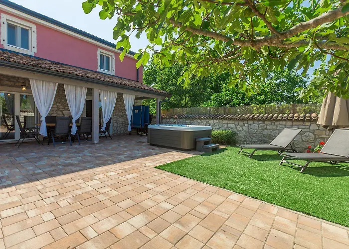 Idyllisches Istrisches Steinhaus Mit Whirlpool, Tischtennis, Grill Und Klimatisierten Schlafzimmern * Poreč
